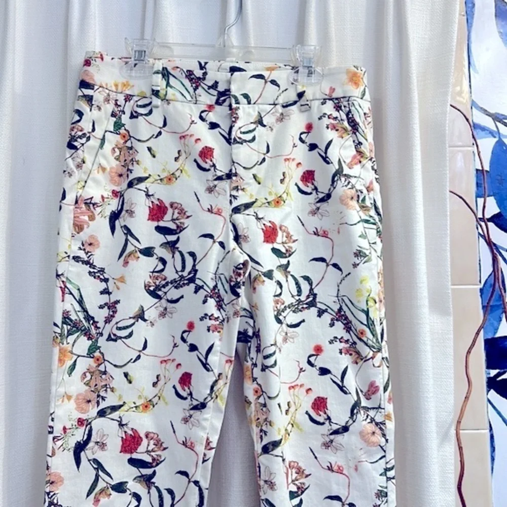 NWOT Zara Woman Floral Skinny Leg Pants Size XS - Picture 2 of 8